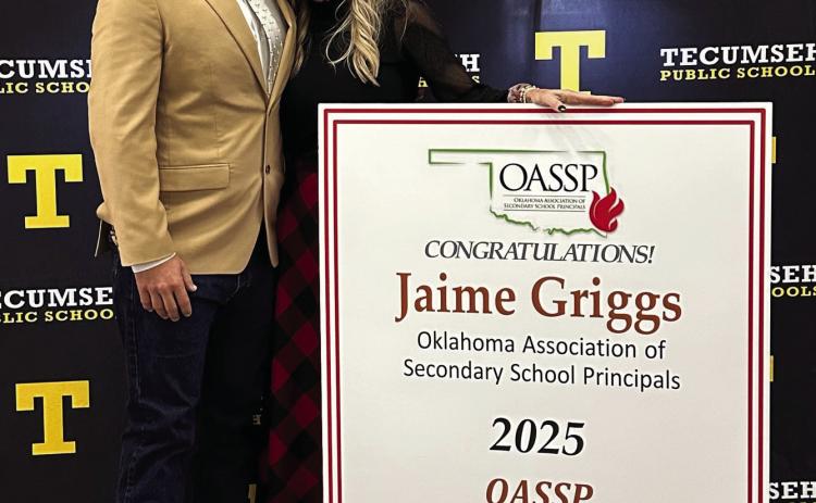 Jaime Griggs is pictured above with her husband, Zac Griggs. Photo provided