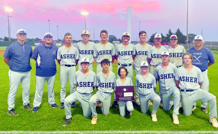 Asher Indians win a close game to take runner up in Regionals and begin state play today. Photo provided