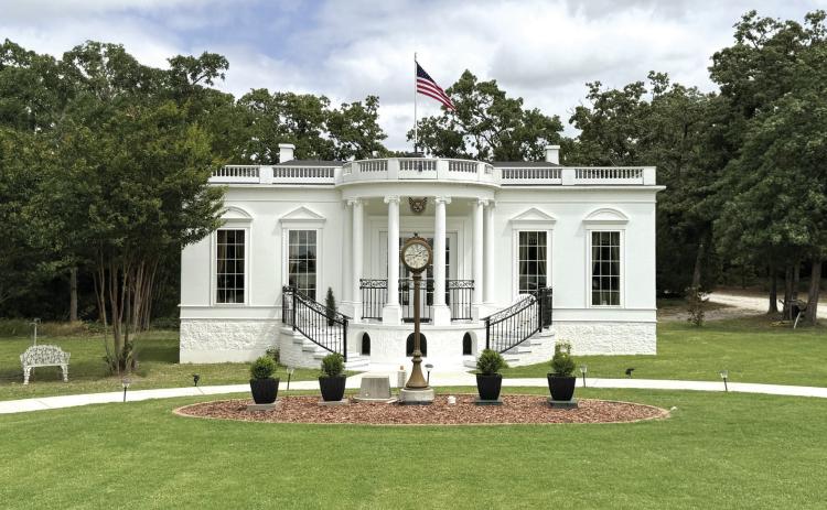 Shown here is the view of the Children's White House from the South Lawn, which faces Shawnee Twin Lakes. Photos by Julie Talton, Countywide & Sun