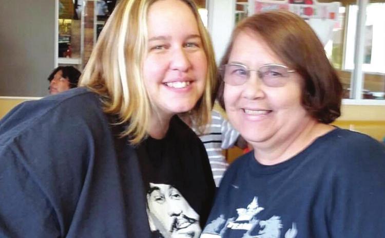 Julie Talton and her mother, Vicki Duff, pose for a photo. Photo provided.