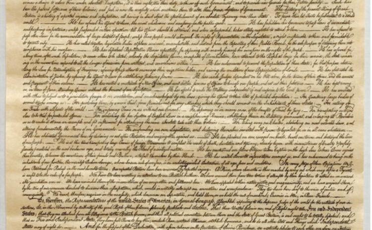 Getting to know the Declaration of Independence