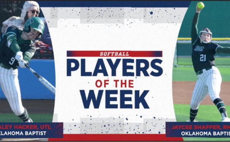 GREAT AMERICAN CONFERENCE ATHLETES OF THE WEEK