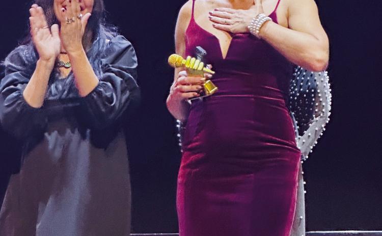The winner of the Community Renewal We-Care-Aoke 2024, was Tina Hanna. The event, held at the Grand Casino in February, raised over $18,914. Photo provided