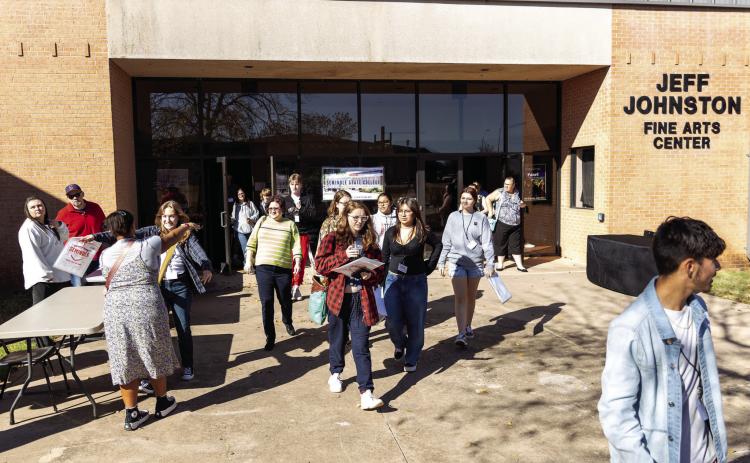 Local students participate in High School Visit Day at Seminole State College ( SSC) on Nov. 8, 2023. Enrollment is presently open for prospective students looking to enroll concurrently at SSC. Photo provided by SSC