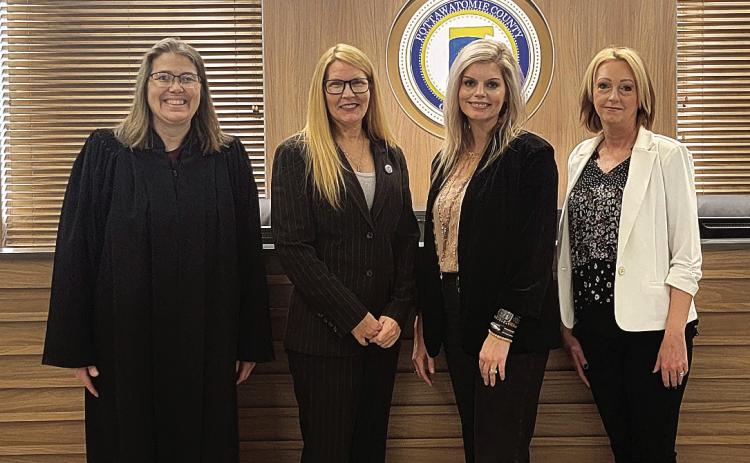 Judge McDaniels Swears In County Officers