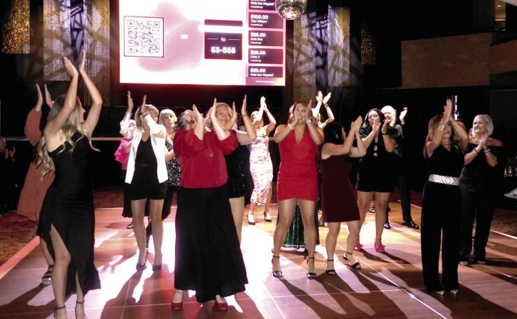 During intermission of Dancing With Shawnee, guests took to the floor to show off their own moves. Suzie Campbell, Countywide &amp; Sun