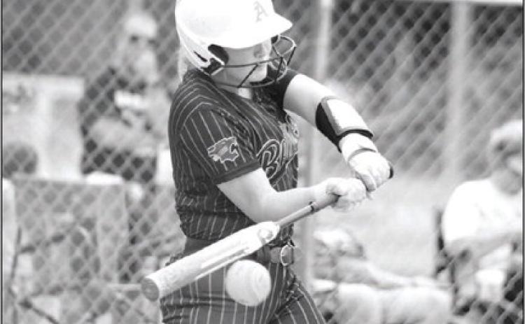 Bethel sophomore Payton Epperley makes contact with the ball during the Class 3A Regional Tournament against Jones on Sept. 21. Bethel won both games with Jones over two days, taking the Regional Championship.