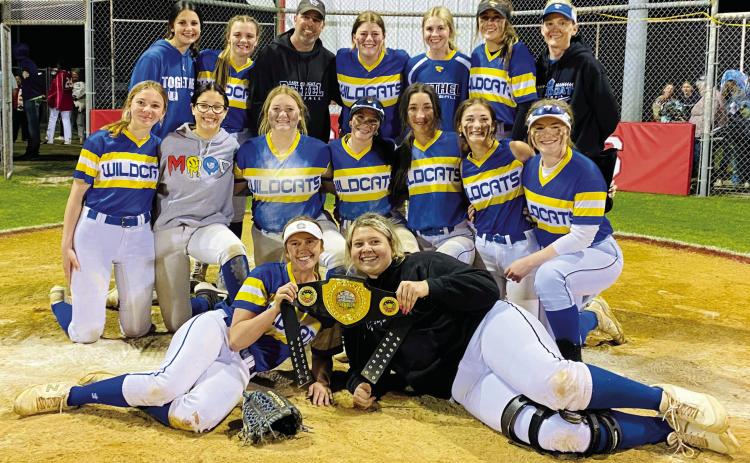 The Bethel Lady Wildcats slow pitch team recently won the Wetumka Spring Explosion Tournament. Bethel won five of their six games, April 7-8. Photo provided.