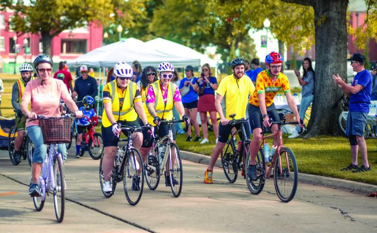 Pedal Palooza draws young and old, with over 200 attendees. Photo provided