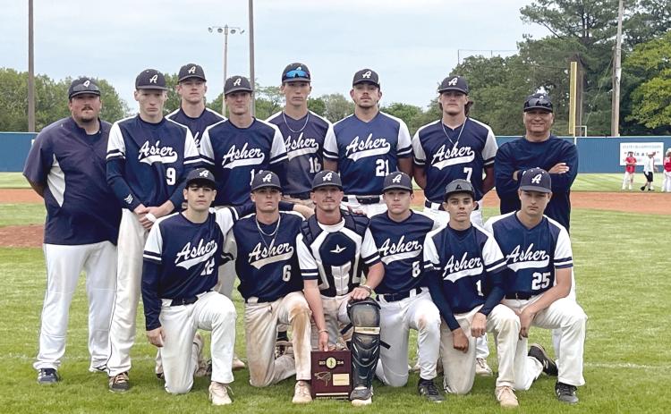 Asher Indians Baseball plowed through Districts, allowing only one run.