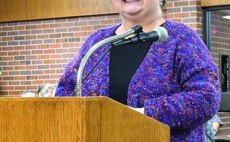 Mary Carter volunteers to fill the Ward 4 seat of the Tecumseh City Council following the resignation of John Collier. Julie Talton, Countywide & Sun