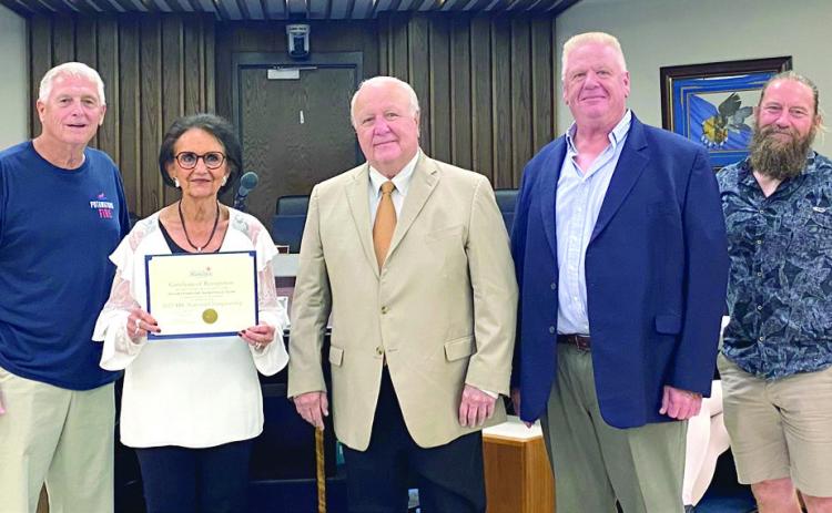 City Recognizes Potawatomi Fire National Championship