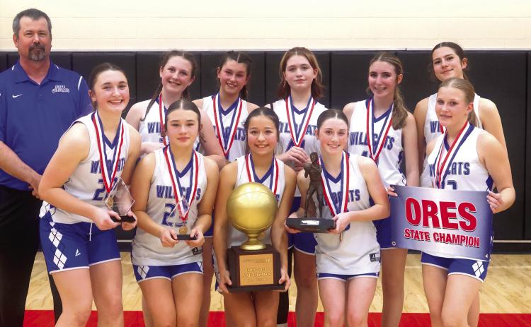 The ORES State basketball championships were held at NRC over Valentine's weekend. Grove girls took the Division 1 Championship as their first tournament win. Photos Courtesy of Gowin Photography