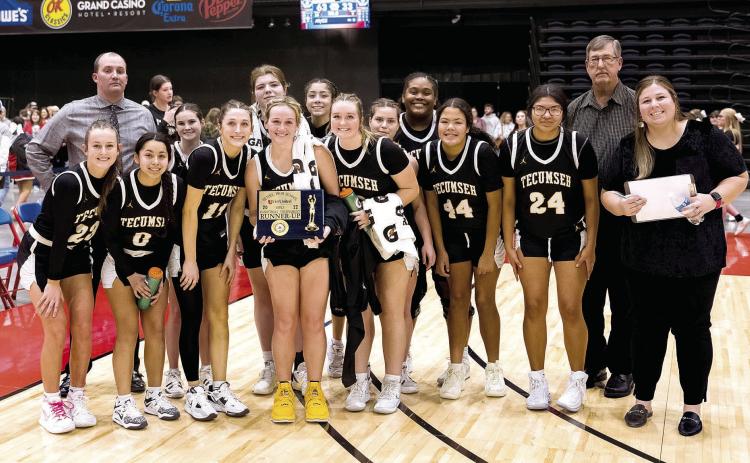 The Tecumseh Lady Savages took Runner-Up in the girls bracket of the Bethel First United Basketball Classic on Dec. 10. Photo provided.