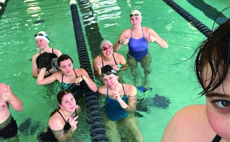 No school, no coaches, no problem! On Friday, before the weather hit, SHS swimmers took it upon themselves to work out at Shawnee Family YMCA! Best of all? It was unplanned - they all showed up on their own! No coaches, no incentive, nothing but discipline and personal accountability. Photo Provided