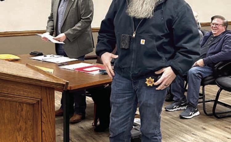 City of McLoud Code Enforcement Officer Andy Hughes was recognized at the Jan. 23 meeting. Countywide & Sun/Suzie Campbell
